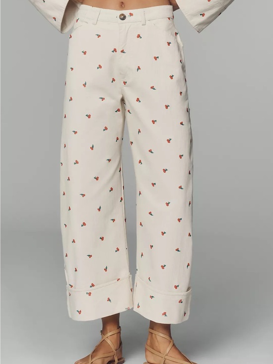 Pilcro Denim - Pilcro Kayden High-Rise Carpenter Barrel Pants | Tall | NWT | Cherry | Denim